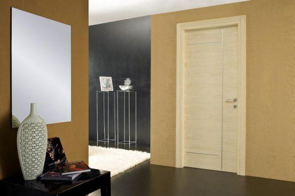 white laminate door