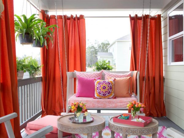 balcony curtains