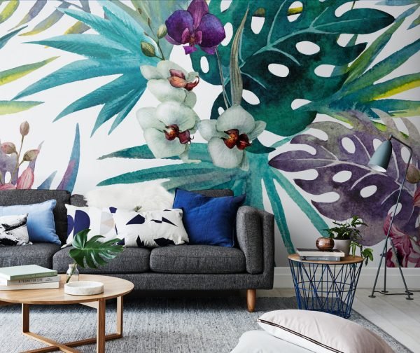 tropical wall decorations ideas