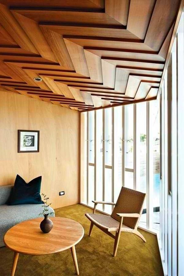 modern wooden ceiling design