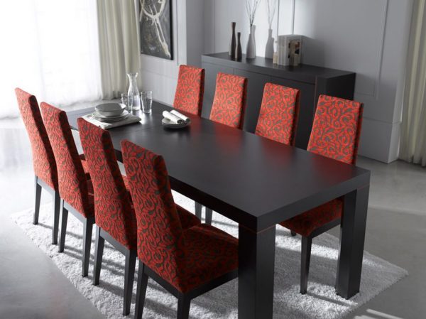 modern upholstered dining chairs