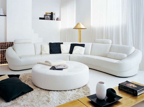 curved corner sofa