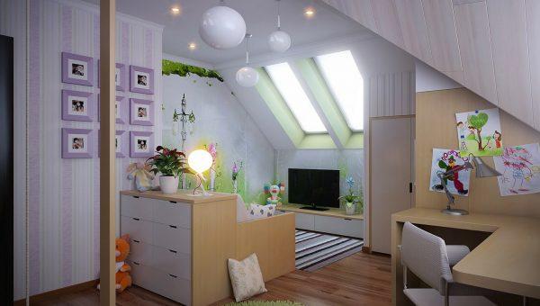 attic kids room