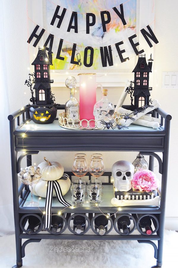 bar cart decor