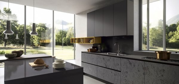 handleless kitchen door design