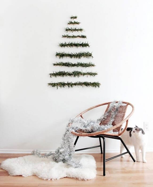 christmas tree wall art