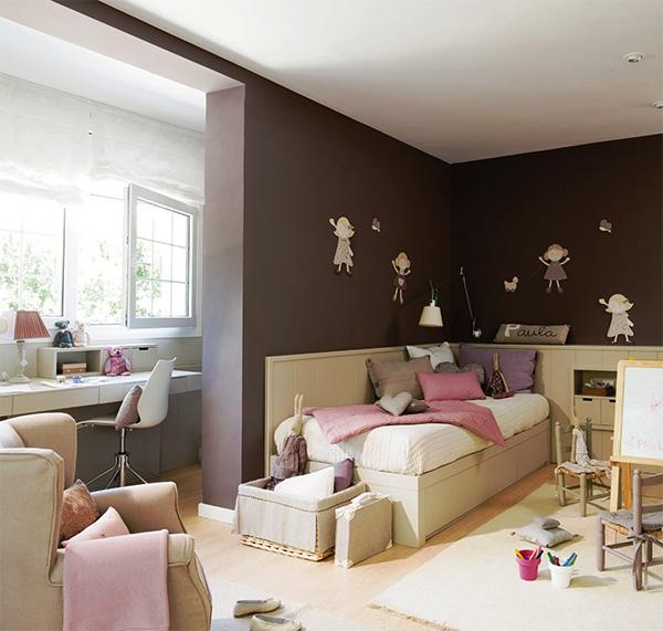 Combined children room with a balcony