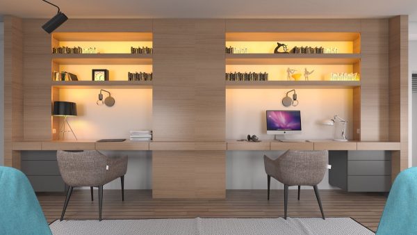 minimalist office