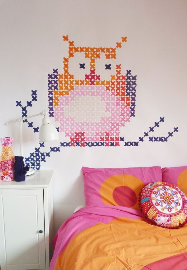 cross stitch wall art