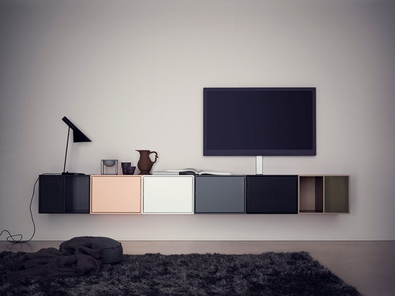 floating tv console