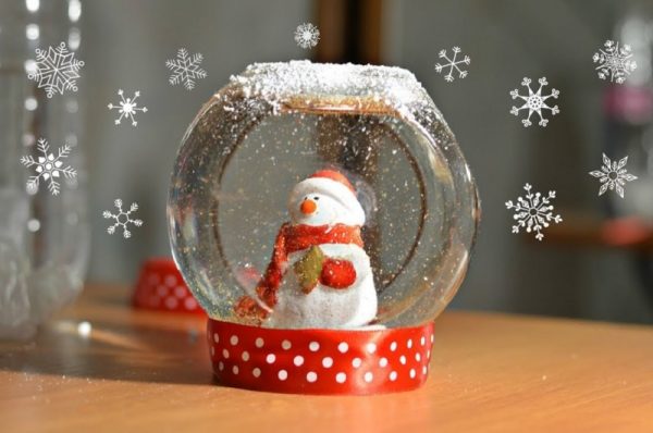 christmas snow globe