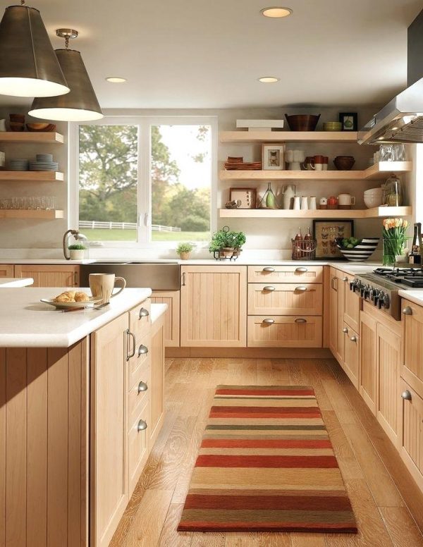 wood kitchen cabinets