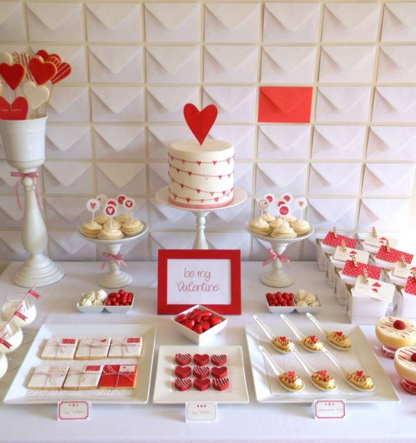 heart themed party ideas