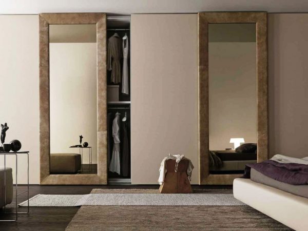 bedroom cupboard designs with mirror