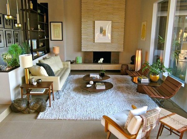 mid century modern living room ideas