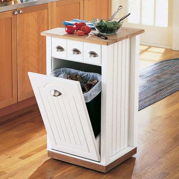 Kitchen trash can