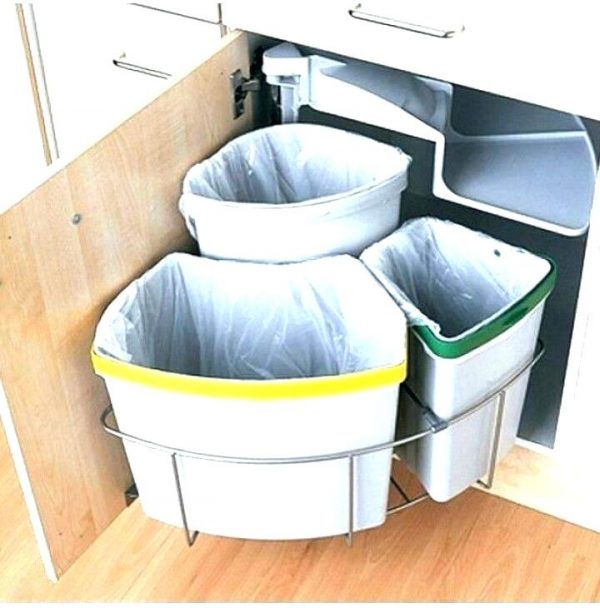 kitchen trash can cabinet