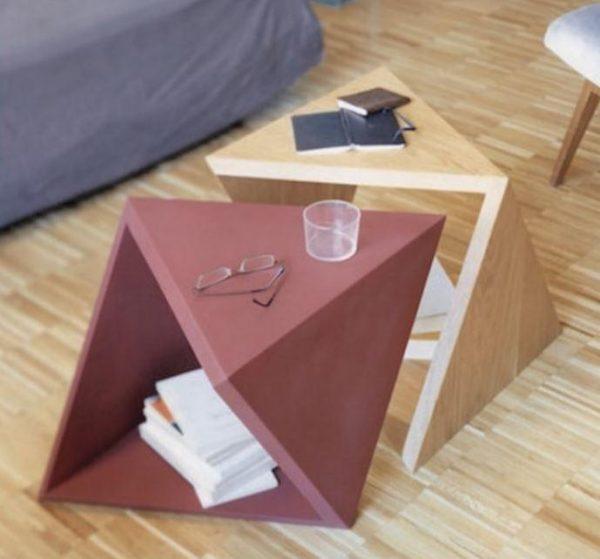 Geometric accent table