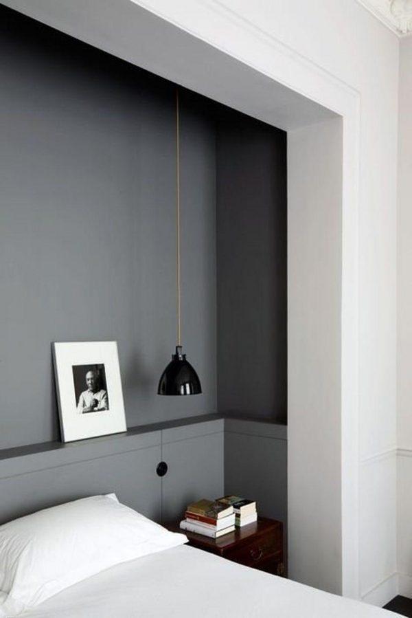 recessed bed in wall