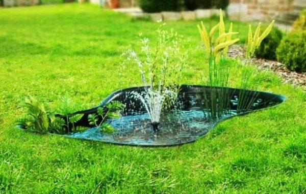 Spring garden and terrace decorating