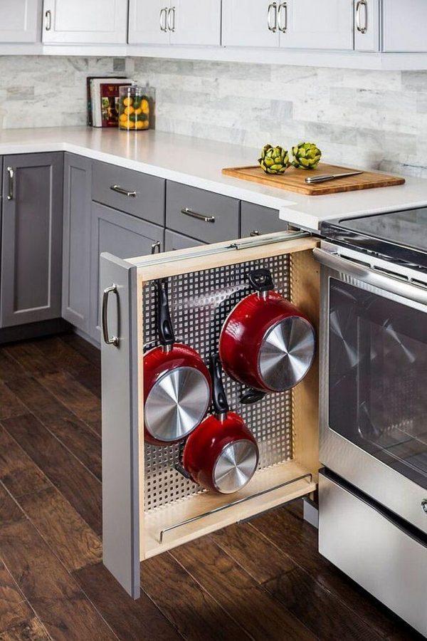 pegboard kitchen drawer organizer