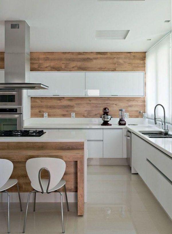 white wood kitchen cabinets