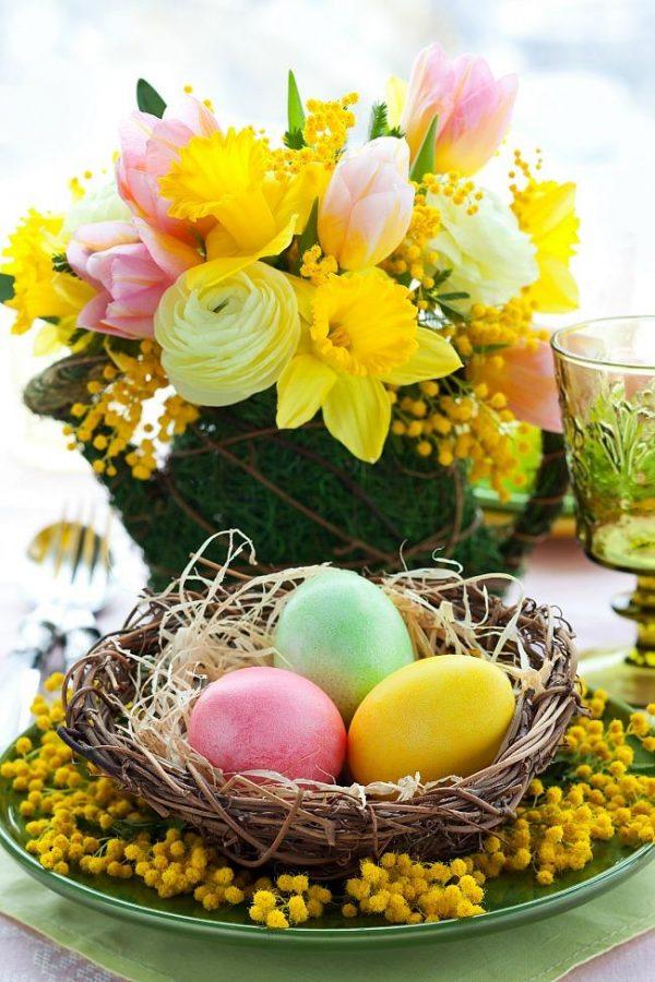 easter flower centerpieces