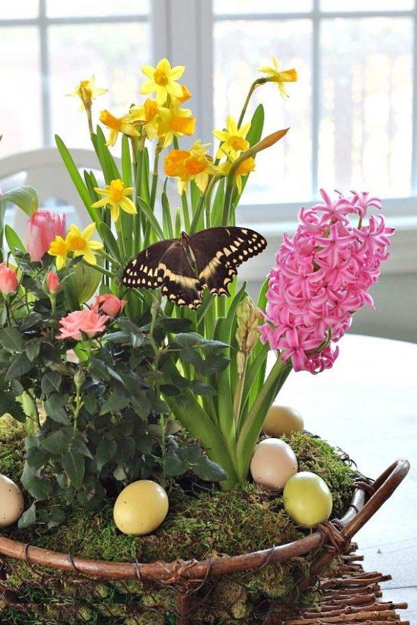 easter basket centerpieces