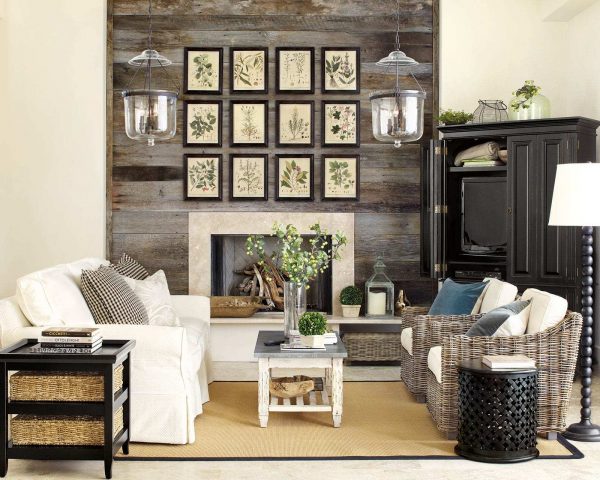 dark wood living room furniture