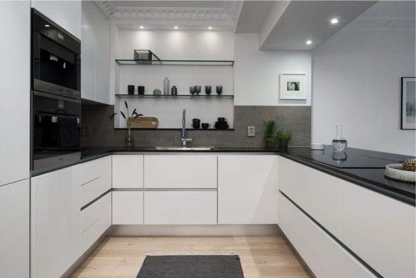modern u shaped kitchen
