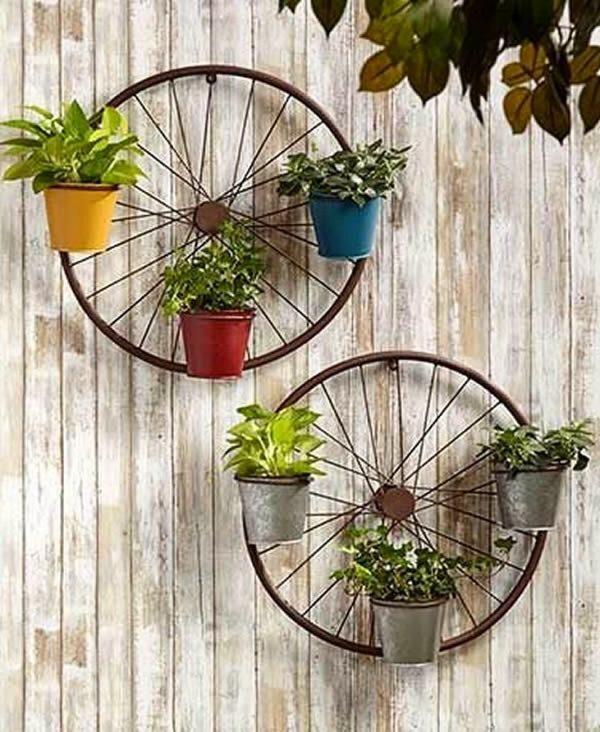 bicycle wheel wall decor