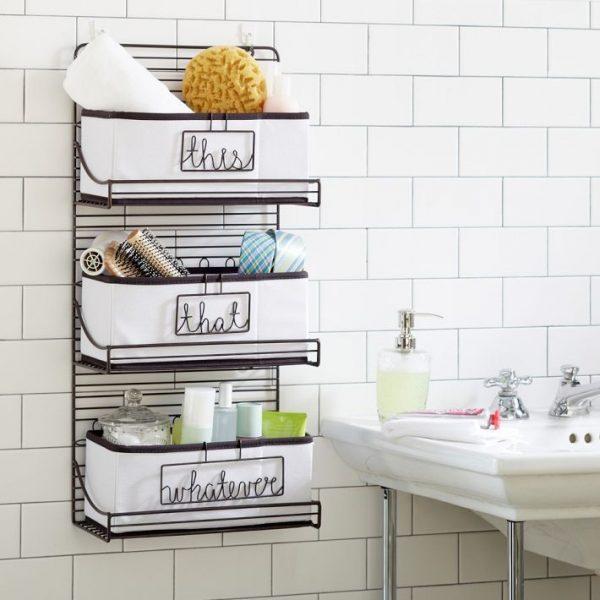 bathroom shelves