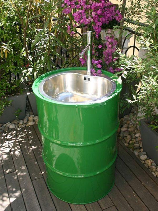 recycled oil drum furniture