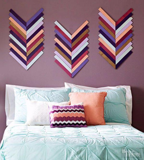 homemade wall decoration ideas for bedroom