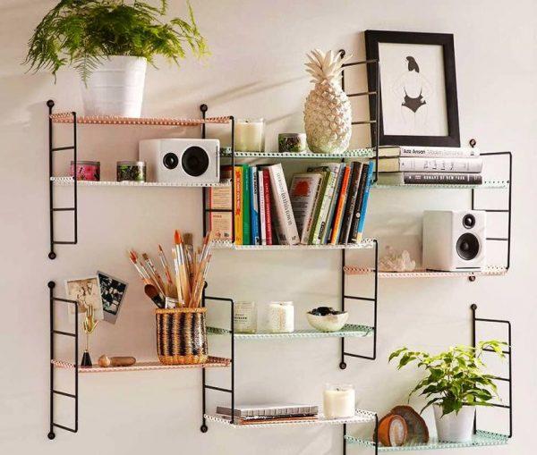 modular wall shelving