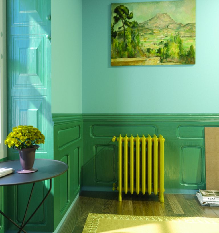 Painting radiators to match walls