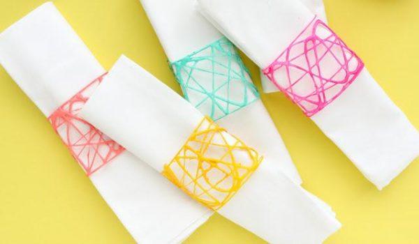 diy napkin ring ideas