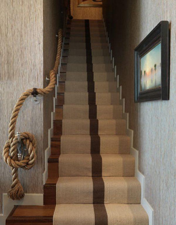 Perfect Diy Stair Handrail Ideas - Wall Mounted Stair Railing Ideas