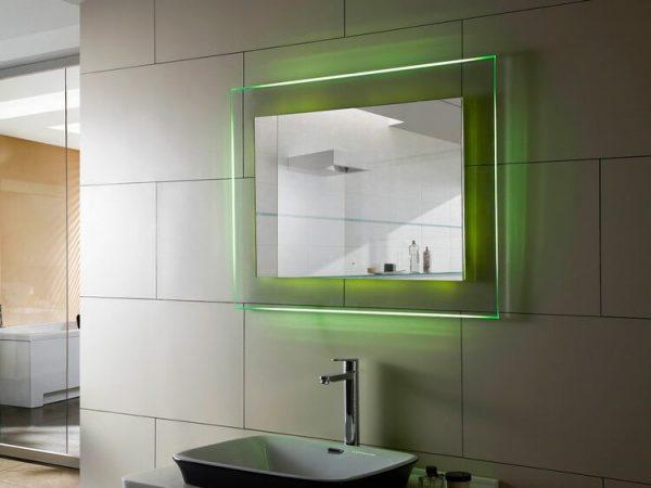 bathroom mirror with led light