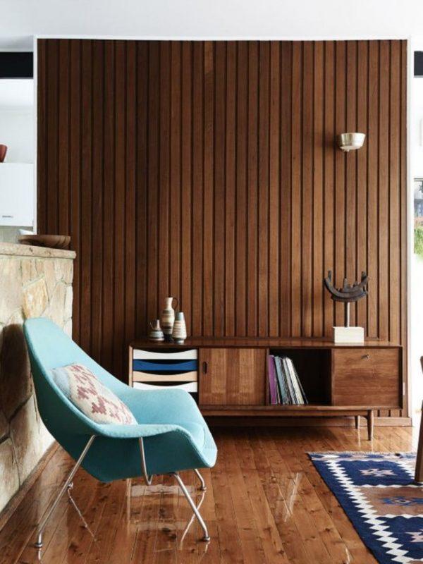 mid century modern paneling