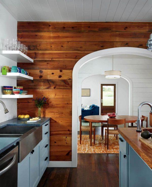 modern wood paneling