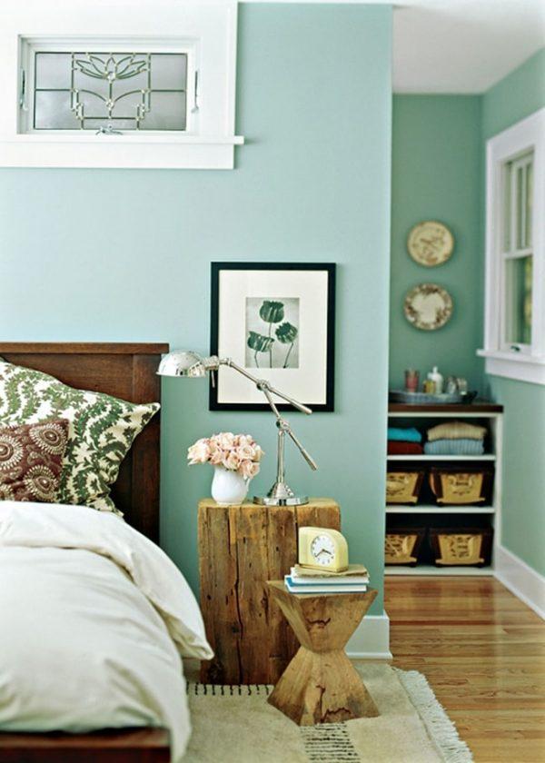 mint green walls