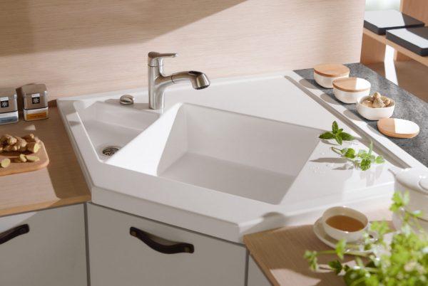 Corner sink kitchen ideas