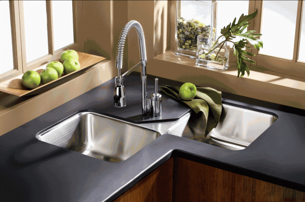 corner sink kitchen design