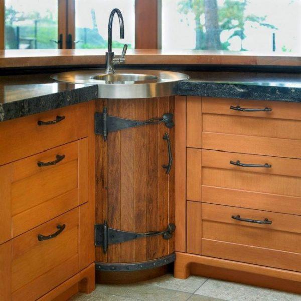 corner sink kitchen unit