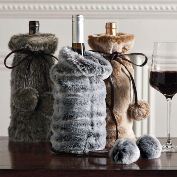 wine bottle covers for christmas