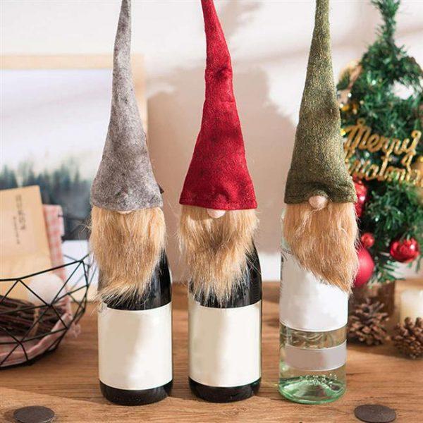 christmas wine bottle decorations