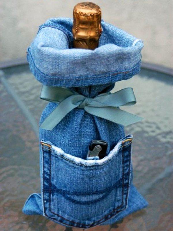 diy wine gift bags