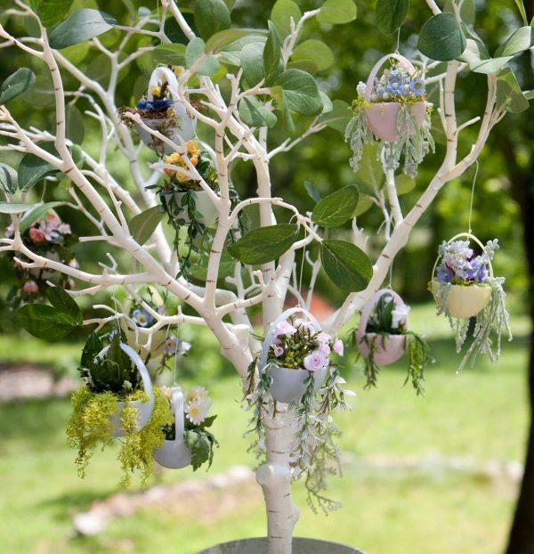 easter tree with ornaments