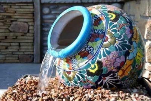 pottery outdoor fountains